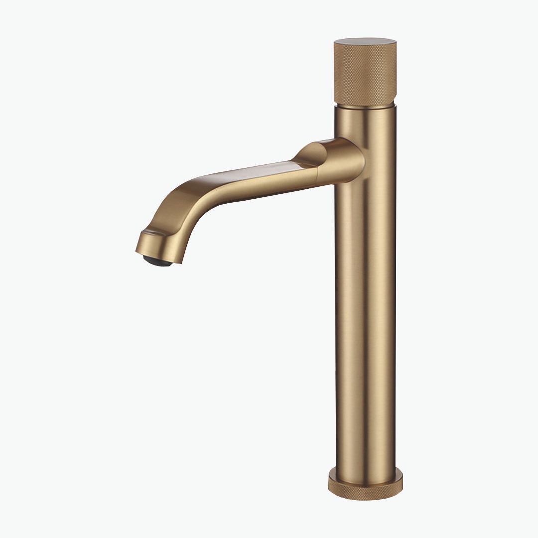 High-quality base mounted mixer faucet – sleek countertop tap for luxury bathrooms